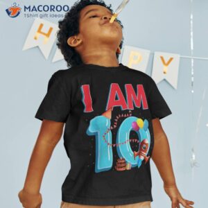 Tenth 10th Birthday-party Rocket-planet Space-explorer Shirt