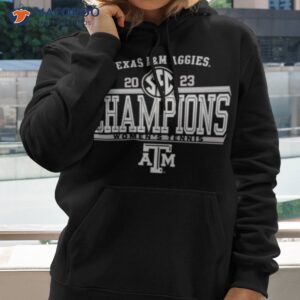 texas a m aggies 2023 sec womens tennis regular season champions shirt hoodie