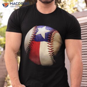 Texas Flag Baseball Tshirt Shirt