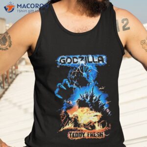 tf x godzilla explosion t shirt tank top 3