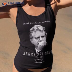 thank you for memories signature jerry springer t shirt tank top 2