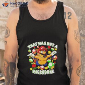 that was not a microdose mario shirt tank top