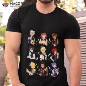 the 3 keyblade trios kingdom hearts shirt tshirt