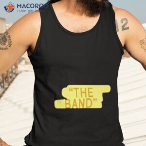 the band shirt tank top 3