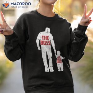 the boss real fathers day dad son daughter matching shirt sweatshirt 2