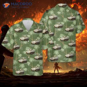 The Canadian Army M113 Lynx Command And Recon Tank Was Used In A United Nations Mission 1970s Featured Hawaiian Shirt.