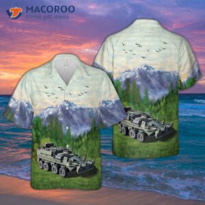 The Canadian Army’s Maintenance And Recovery Vehicle Bison Hawaiian Shirt.