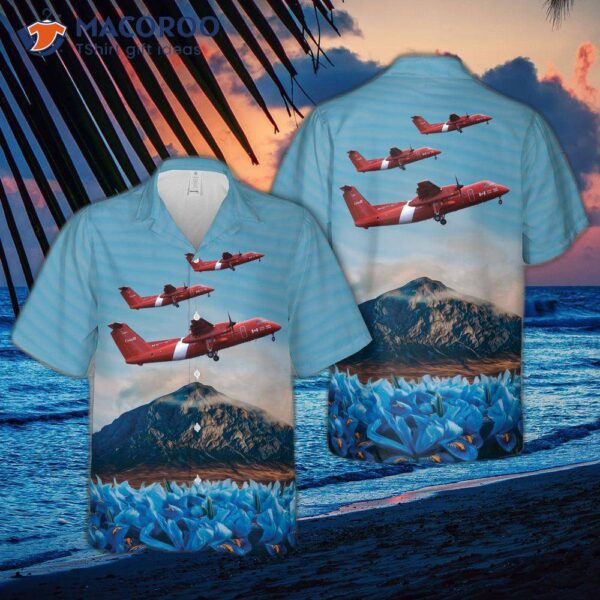 The Canadian Coast Guard’s Dash 8-100 Aircraft Is Wearing A Hawaiian Shirt.