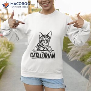 the catalorian the best bengal cat in the galaxy shirt sweatshirt