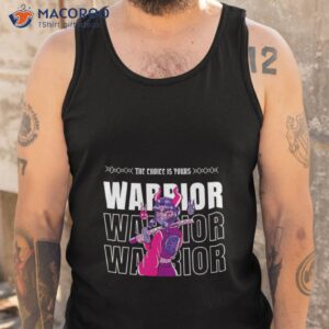 the choice is yours warrior game shirt tank top