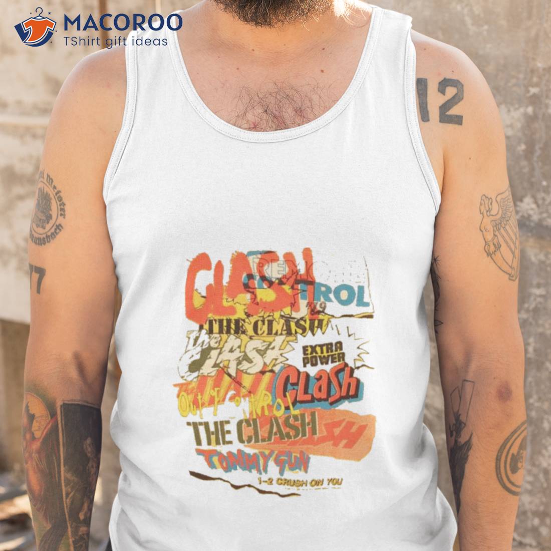 The Clash Singles Collage Shirt The Clash Singles Collage Shirt
