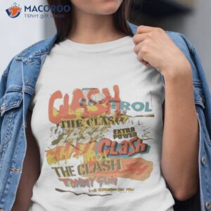 the clash singles collage shirt tshirt