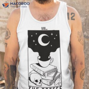the coffee white shirt tank top 1