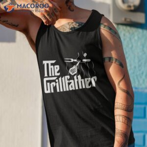 the grillfather bbq grill amp smoker barbecue chef shirt tank top 1 1