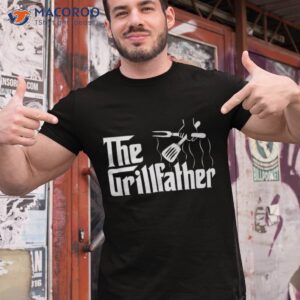 the grillfather bbq grill amp smoker barbecue chef shirt tshirt 1 1