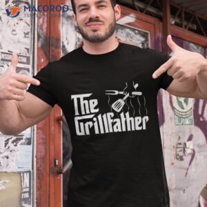 the grillfather bbq grill amp smoker barbecue chef shirt tshirt 1