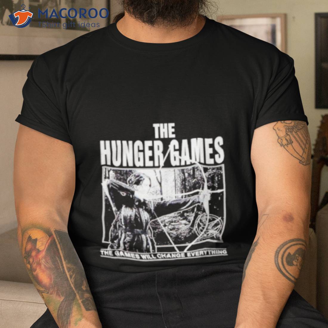 The Hunger Games Katniss Monochrome Shirt The Hunger Games Katniss Monochrome Shirt