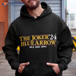 the joker blue arrow 24 shirt hoodie