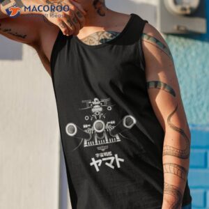 the logo ship star blazers yamato shirt tank top 1