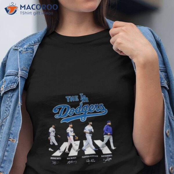 The Los Angeles Dodgers Baseball Abbey Road Signatures Shirt