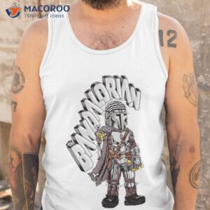 the mandalorian the bandalorian cartoon shirt tank top