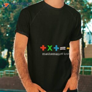 the mathematics tour shirt tshirt