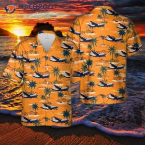 The Mexican Air Force Has A Lockheed C-130k-30 Hercules Hawaiian Shirt.