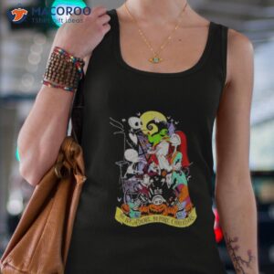 the nightmare before christmas graveyard collage shirt tank top 4