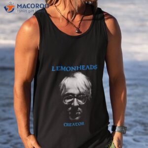 the parsons lemonheads backyard replica matte black shirt tank top