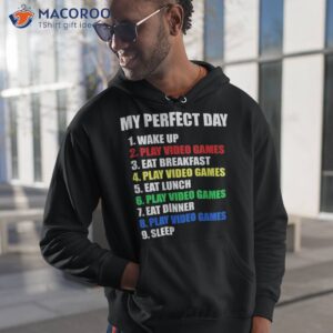 the perfect gaming day suprise for gamers shirt hoodie 1