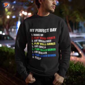 the perfect gaming day suprise for gamers shirt sweatshirt