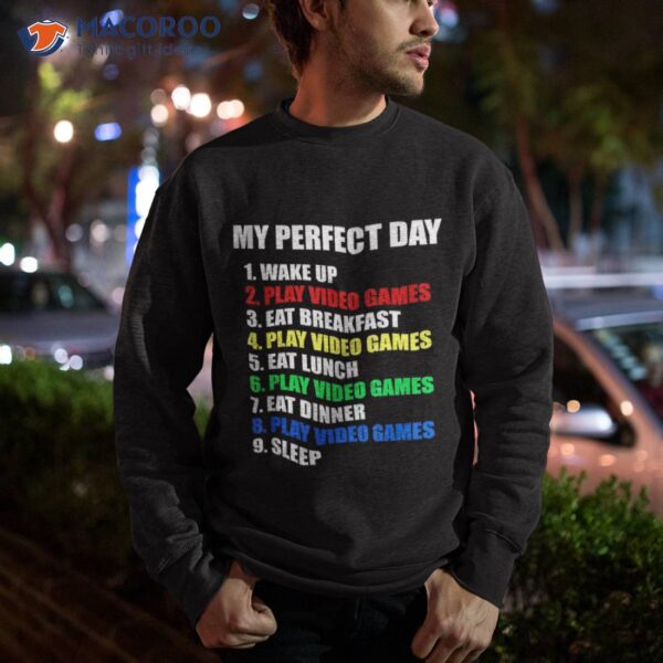 The Perfect Gaming Day Suprise For Gamers Shirt