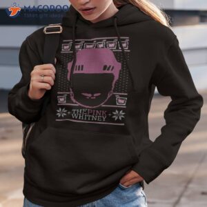 the pink whitney ugly christmas sweater party hockey shirt hoodie 3