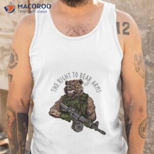 the right to bear arms gun shirt tank top