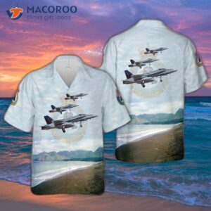 The Royal Canadian Air Force 409 “nighthawk” Squadron Wears F-18 Hawaiian Shirts.