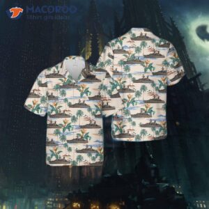 The Royal Navy's Hms Battleaxe (f89), A Batch I Type 22 Frigate, Wore Hawaiian Shirt.