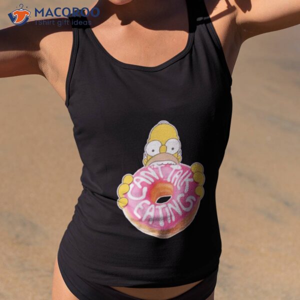 The Simpsons Homer Can’t Talk Eating Shirt