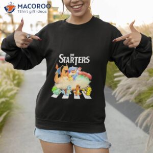 the starters pokemon picachu t shirt sweatshirt