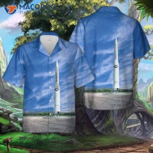 The U.s. Air Force Boeing Lgm-30 Minuteman Ii Icbm Hawaiian Shirt.