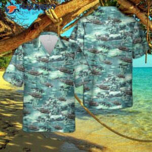 The U.s. Army 175th Ahc Outlaws Uh-1h Huey Hawaiian Shirt