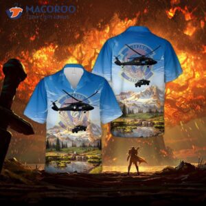 The U.s. Army 3-142nd Assault Helicopter Battalion Hawaiian Shirt