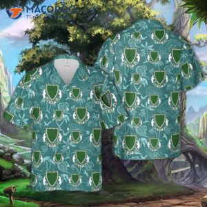 The U.s. Army 33rd Armor Regit Hawaiian Shirt