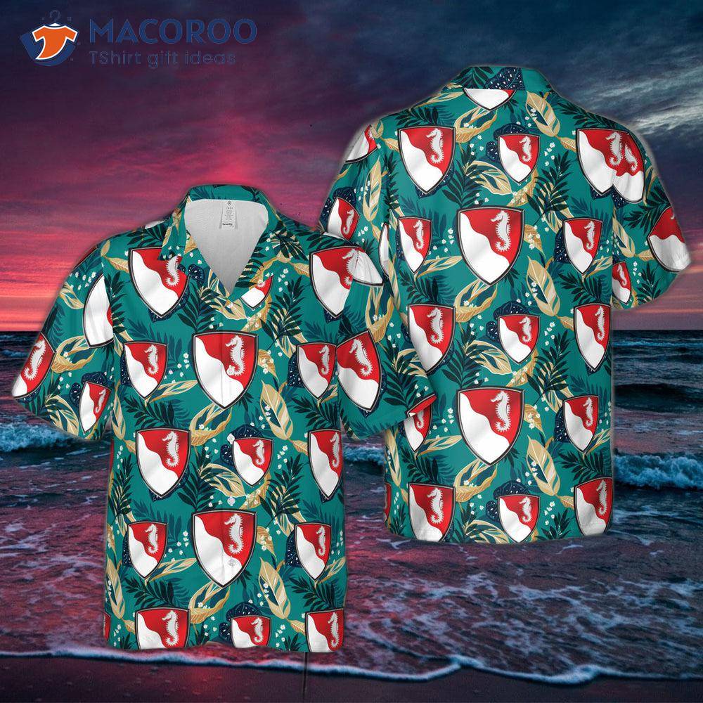 The U.s. Army 36th Engineer Brigade Hawaiian Shirt The U.s. Army 36th Engineer Brigade Hawaiian Shirt