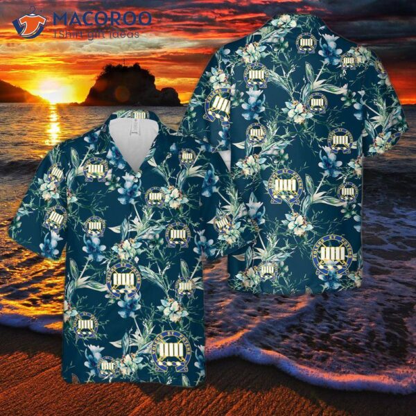 The U.s. Army 7th Infantry Regit Hawaiian Shirt.