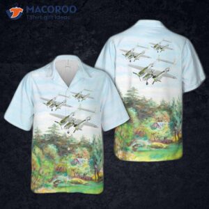 The U.s. Army Air Corps’ Lockheed P-38 Lightning “down Beat” Was A World War Ii American Fighter Aircraft Hawaiian Shirt.