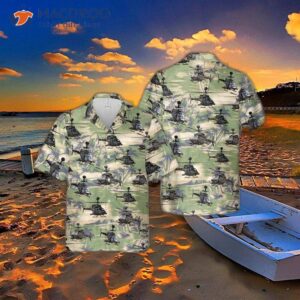 The U.s. Army Bell Oh-58 Kiowa Hawaiian Shirt.