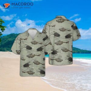 The U.s. Army Eurocopter Uh-72 Lakota Hawaiian Shirt