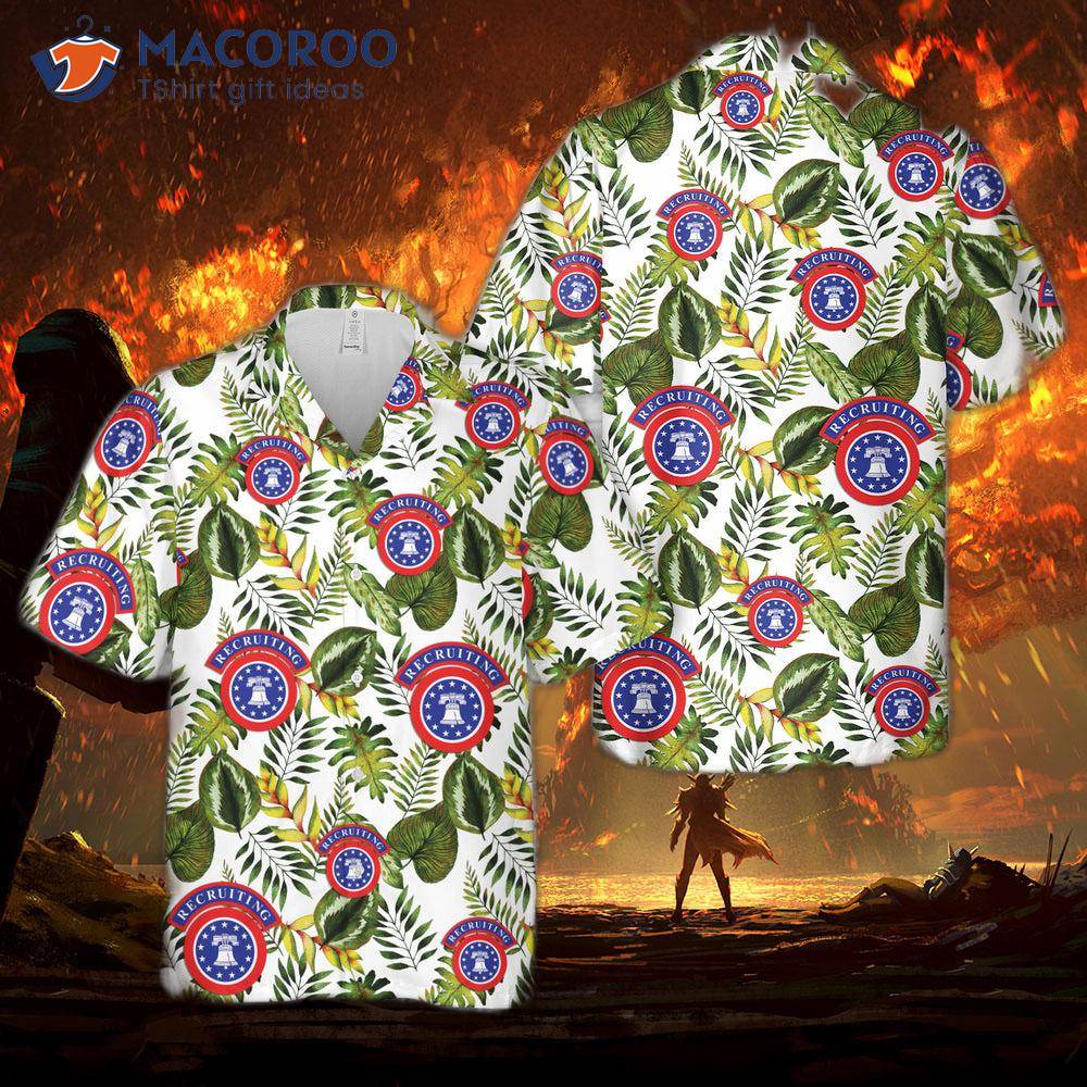 The U.s. Army Recruiting Command (usarec) Hawaiian Shirt The U.s. Army Recruiting Command (usarec) Hawaiian Shirt