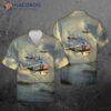 The U.s. Army Uh-19d Chickasaw Hawaiian Shirt.