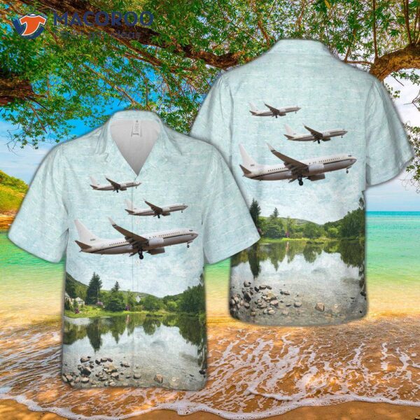 The U.s. Navy Boeing C-40a Clipper (737-7afc) Hawaiian Shirt.